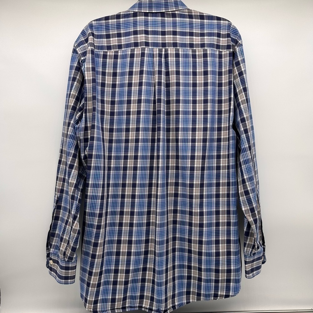 Peter Millar Plaid Long Sleeve Button Down Shirt Size‎ XL - Picture 5 of 13